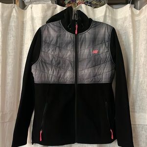 New Balance *reflective* fleece jacket M